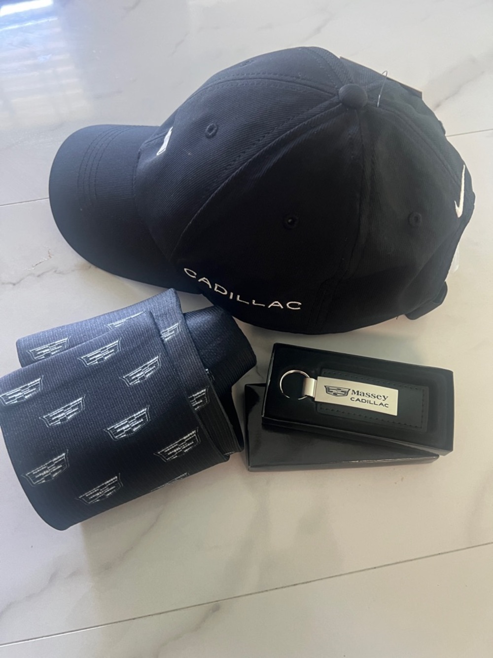 Nike Black Baseball Cap with White Crest Patch